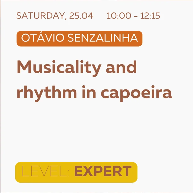 Otávio Senzalinha - Rhythm and musicality in capoeira
