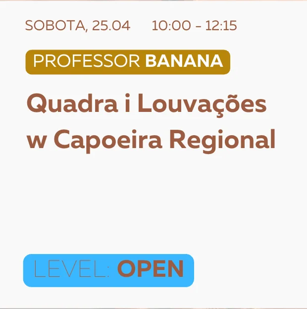 Professor Banana - Quadra i Louvações w Capoeira Regional